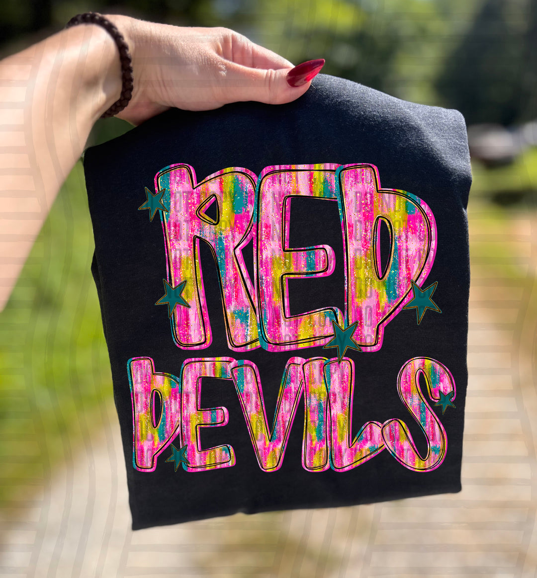 Holiday Brushstroke DTF Print