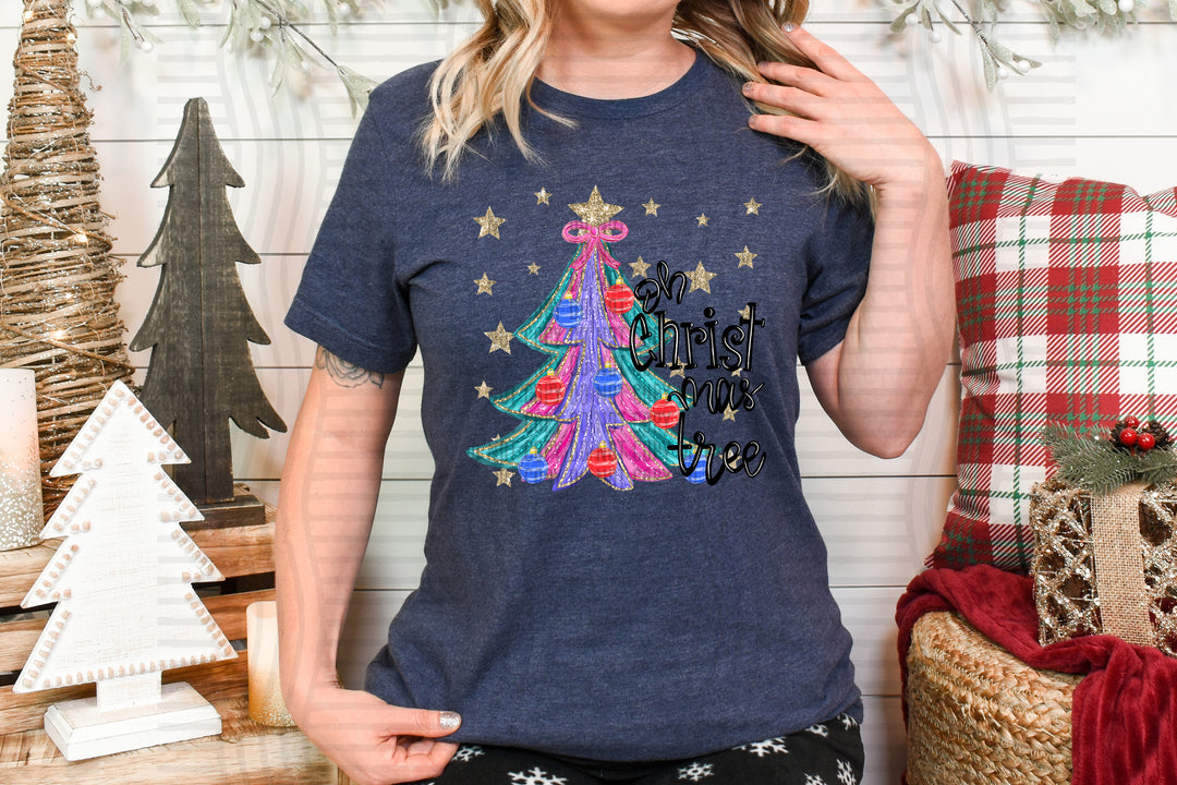Sparkly Christmas DTF Print