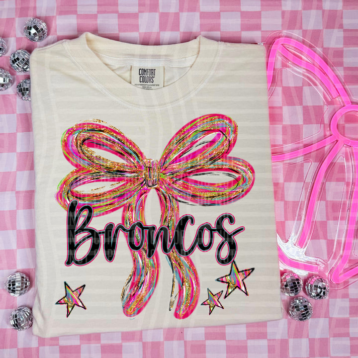 Whimsical Christmas Bows Mascots DTF Print