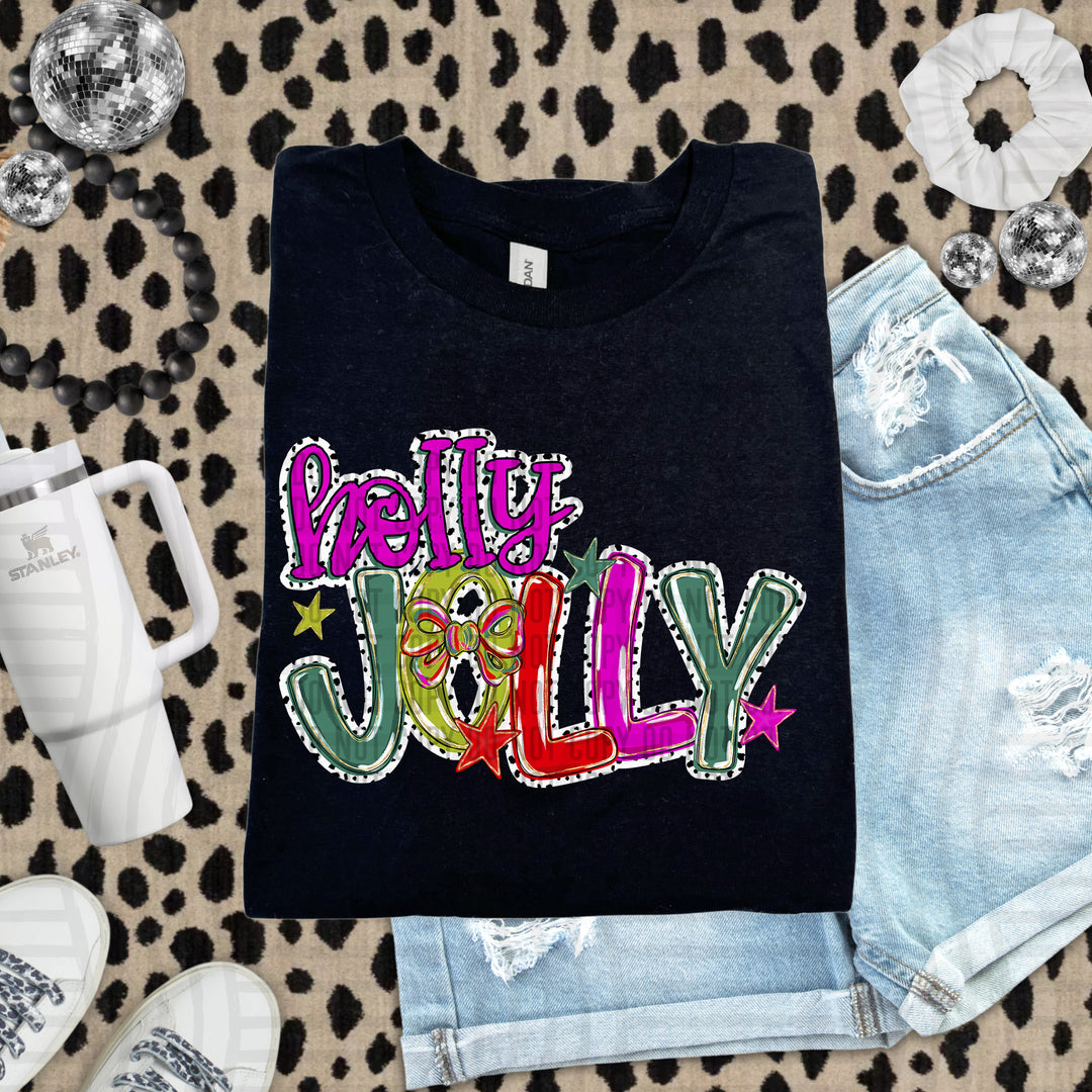 Festive Christmas DTF Print