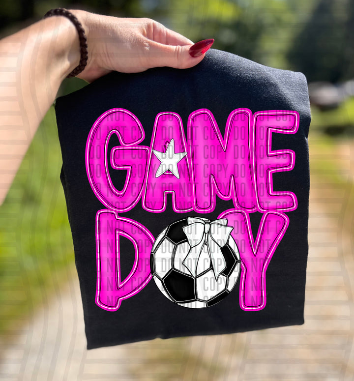 Game Day Soccer DTF Print