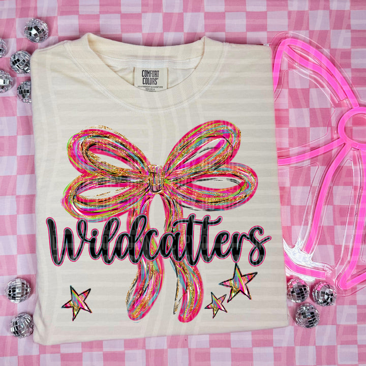 Whimsical Christmas Bows Mascots DTF Print