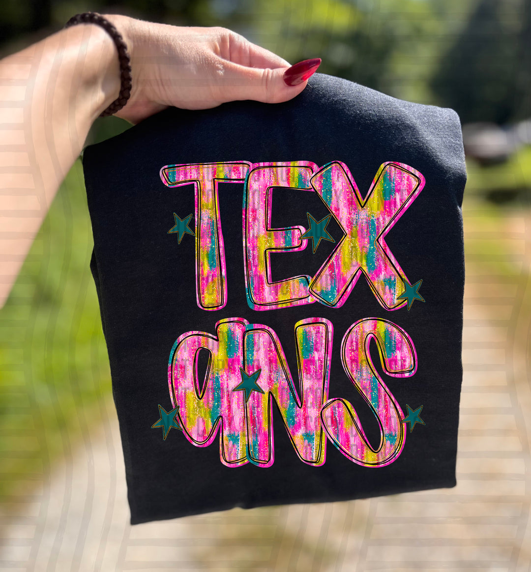 Holiday Brushstroke DTF Print