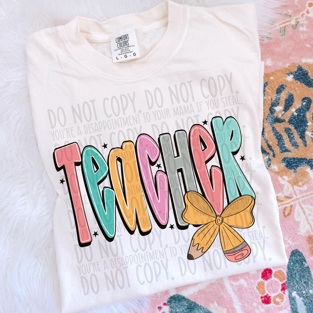 Teacher DTF Print