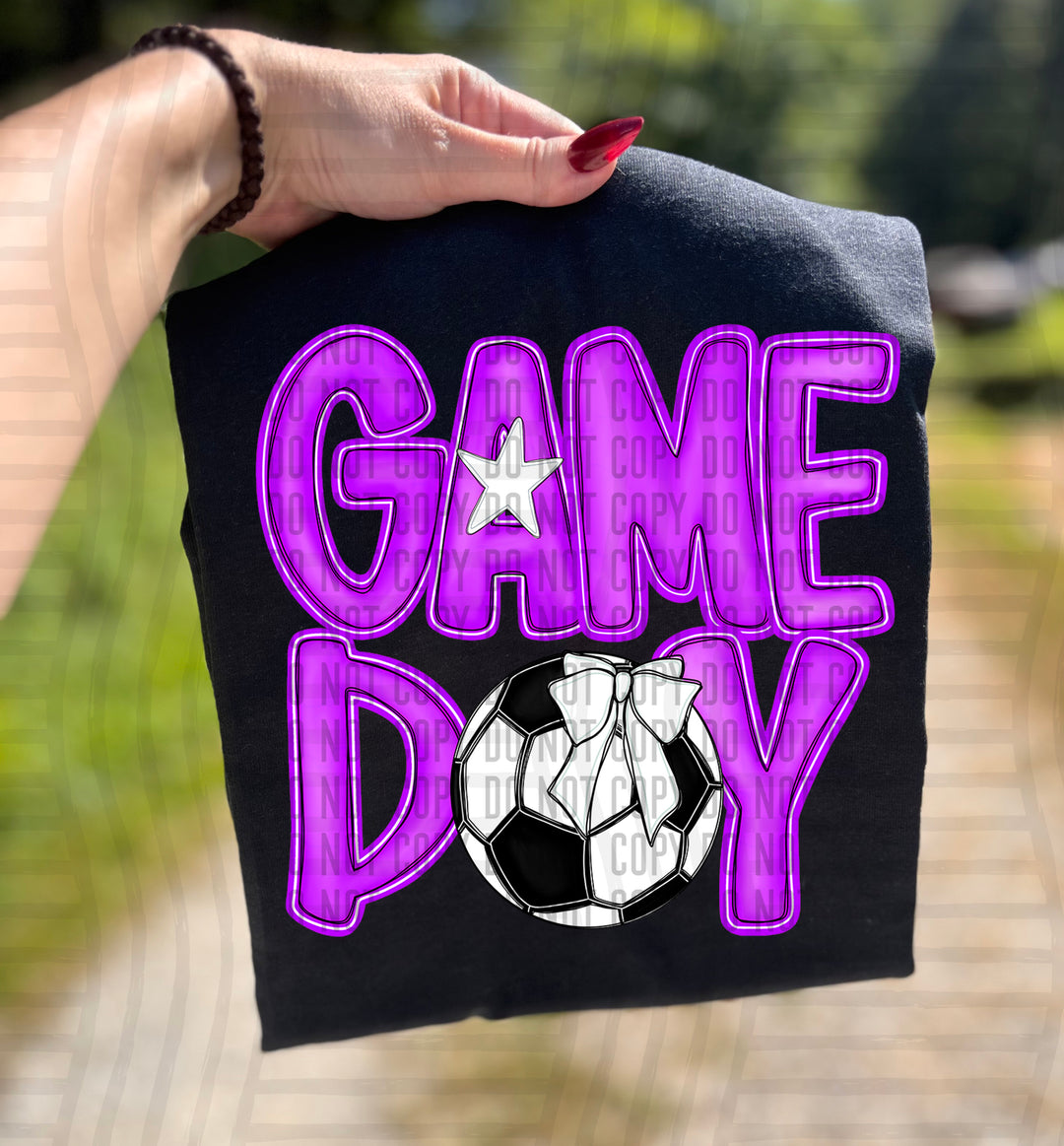 Game Day Soccer DTF Print