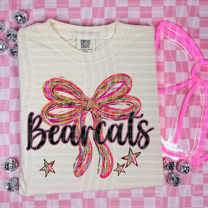 Whimsical Christmas Bows Mascots DTF Print