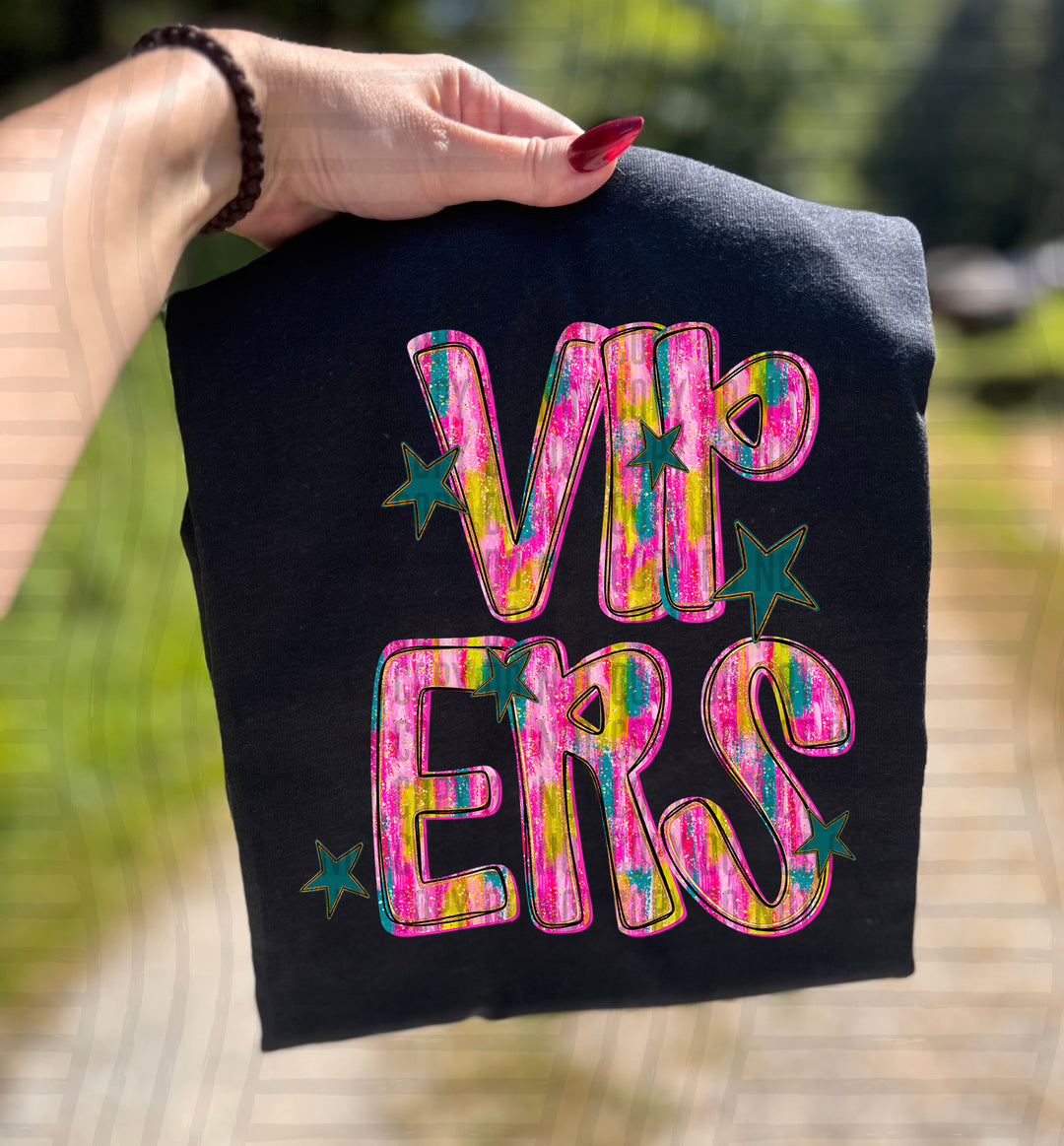 Holiday Brushstroke DTF Print