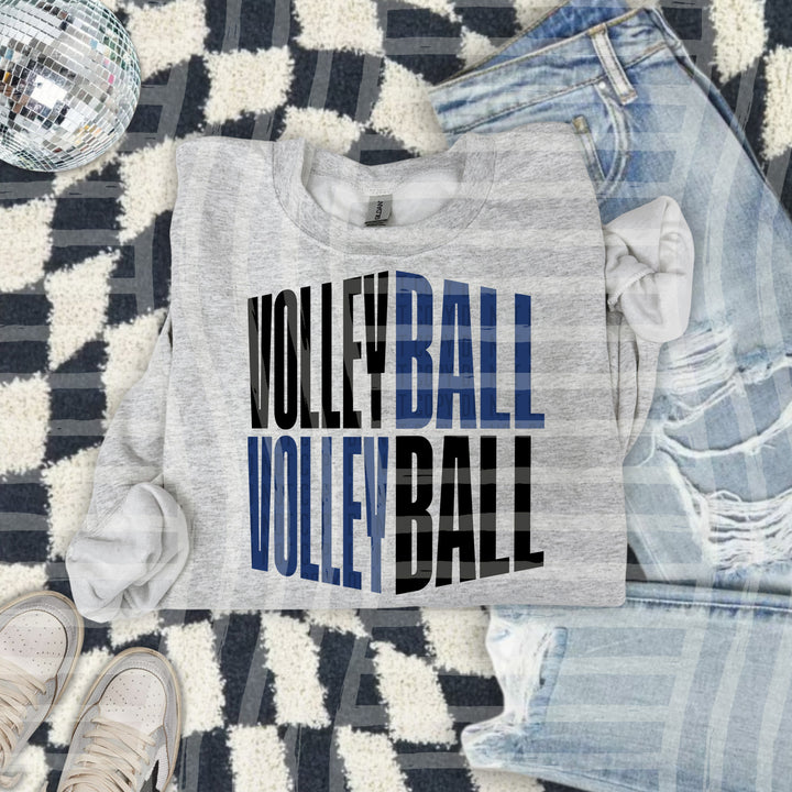 Volleyball Word Art DTF Print