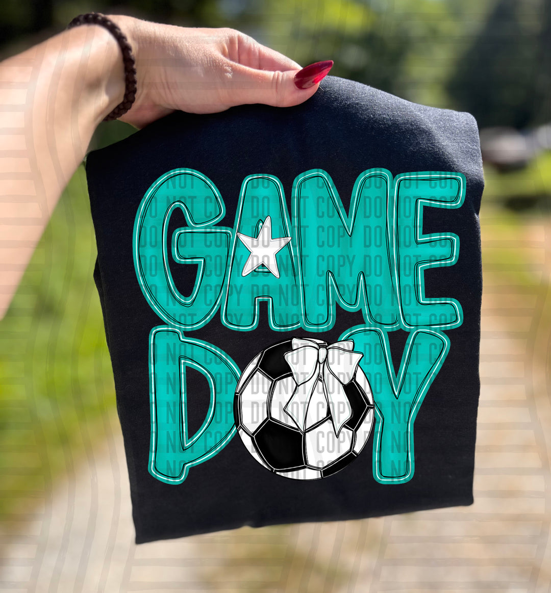 Game Day Soccer DTF Print