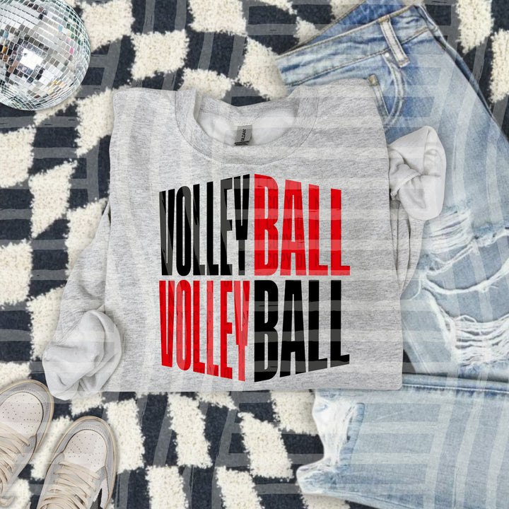 Volleyball Word Art DTF Print