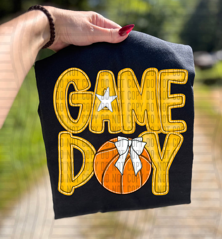 Game Day Basketball DTF Print