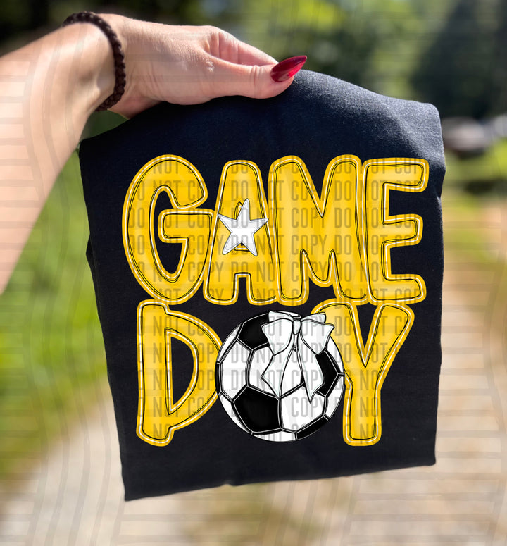 Game Day Soccer DTF Print