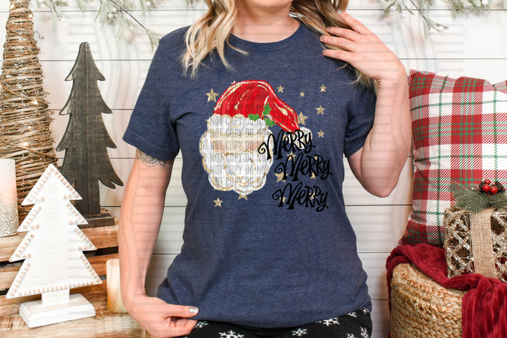 Sparkly Christmas DTF Print