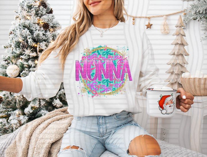 Snowflake Bow Names DTF Print