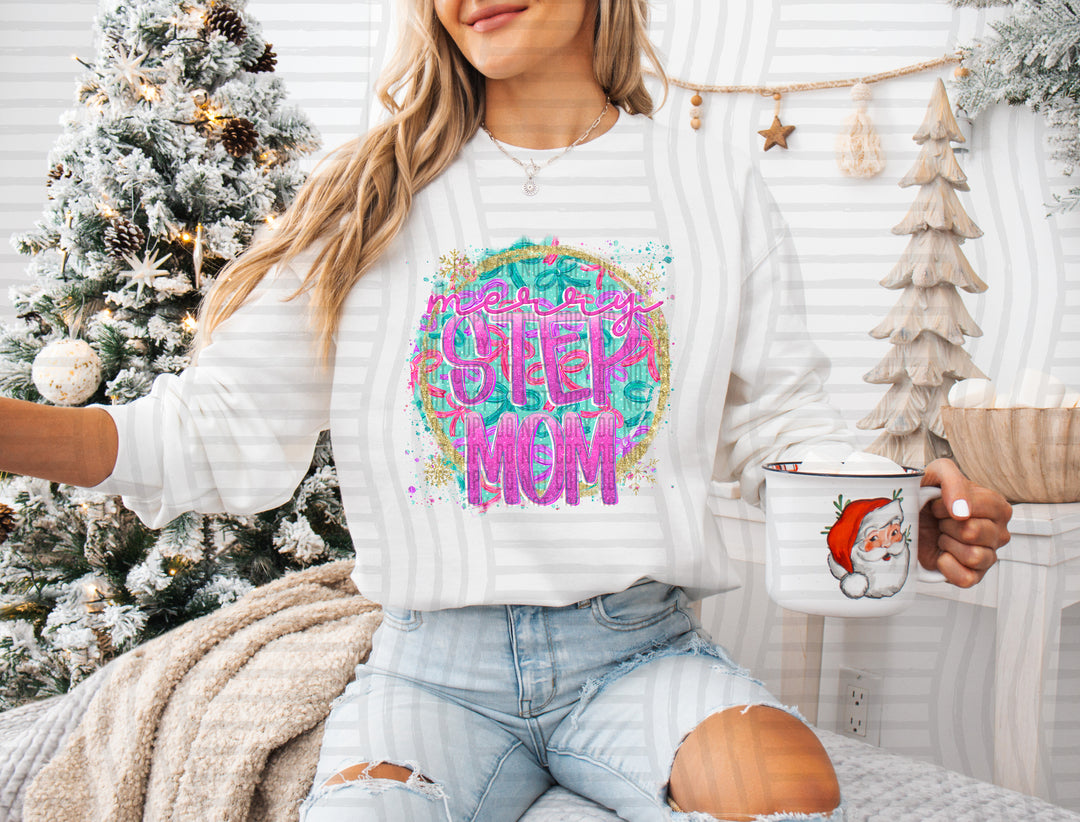 Snowflake Bow Names DTF Print