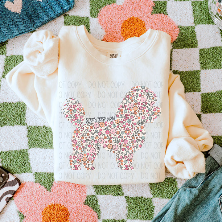 Dog Mom Floral DTF Print