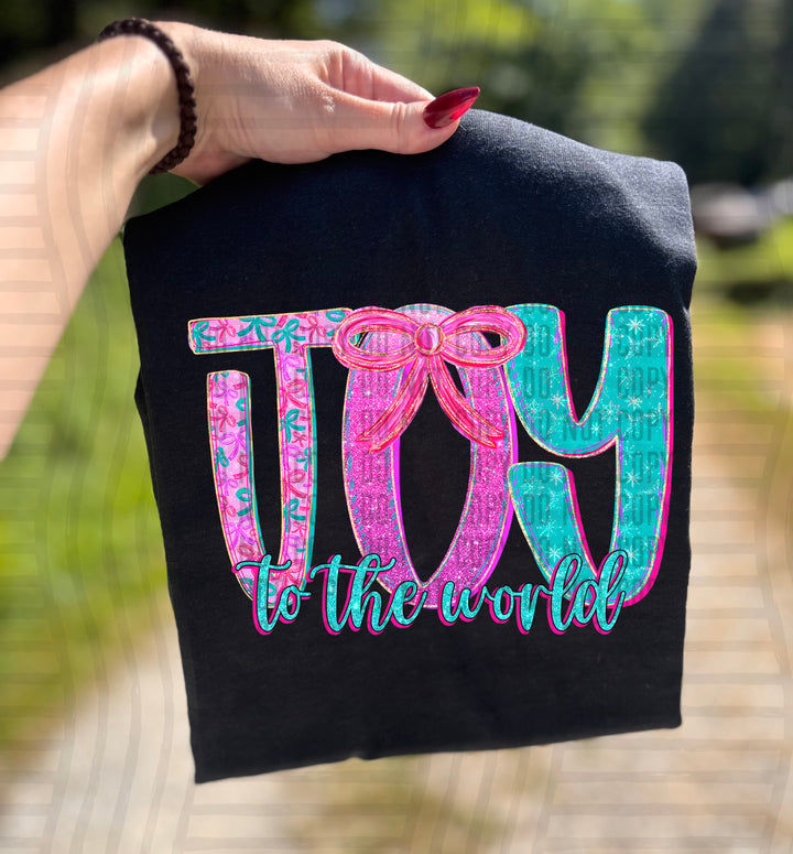 Sparkly Christmas DTF Print