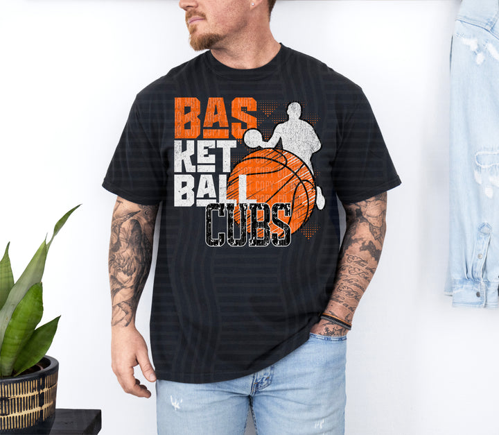 Basketball Grunge DTF Print