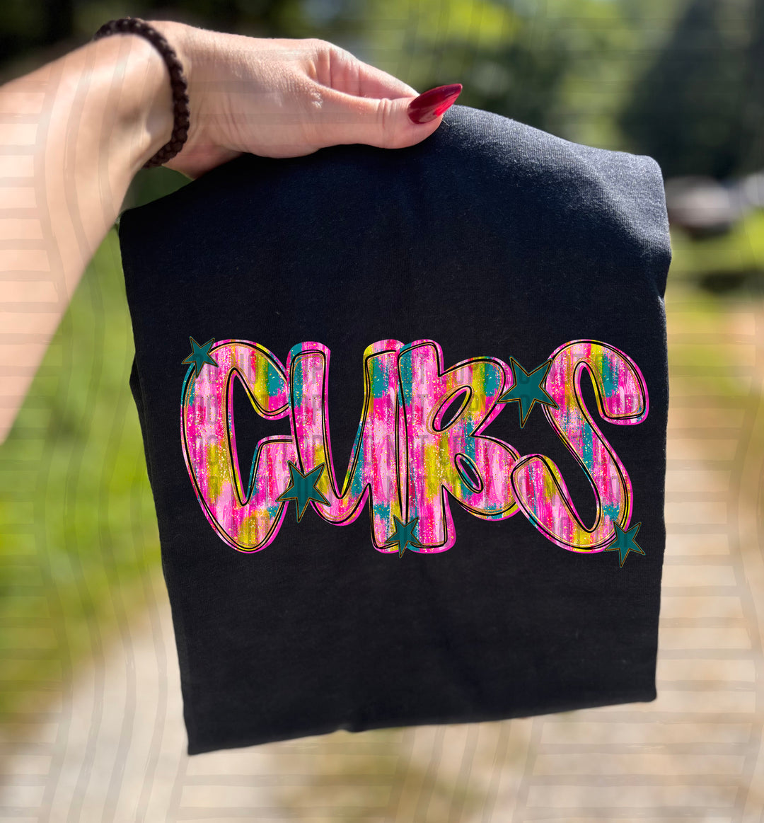 Holiday Brushstroke DTF Print