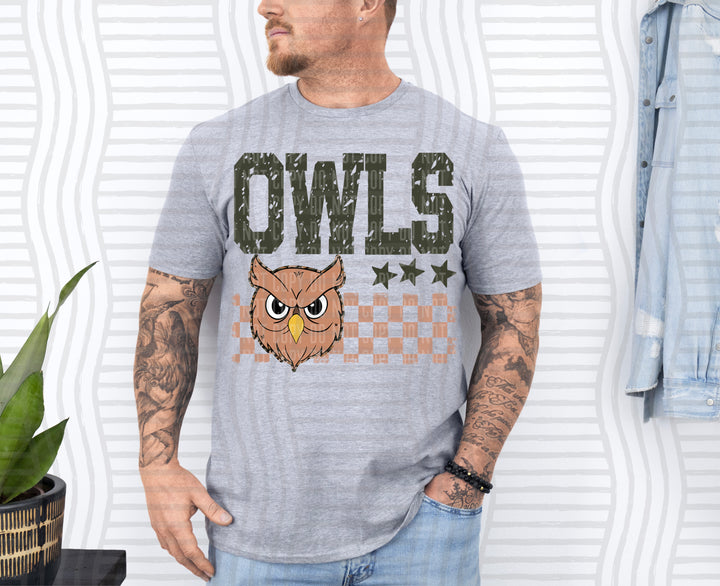 Camo Mascot Heads DTF Print