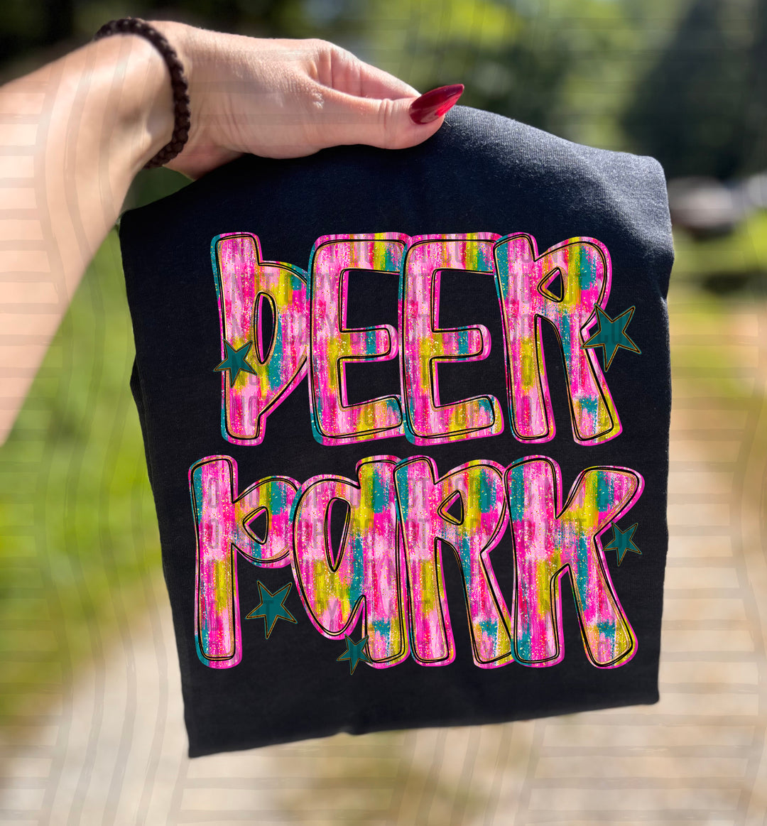 Holiday Brushstroke DTF Print