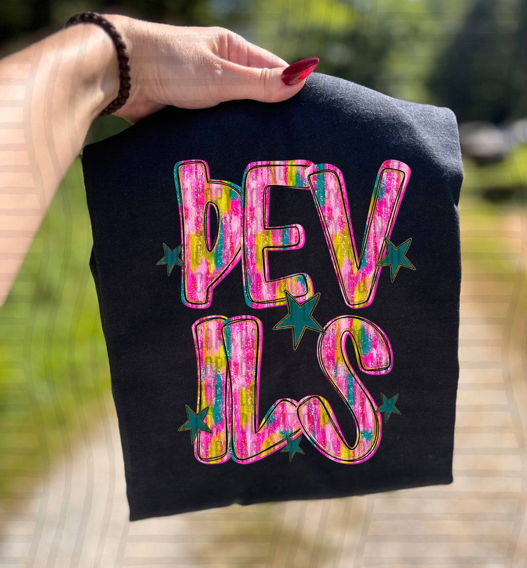 Holiday Brushstroke DTF Print