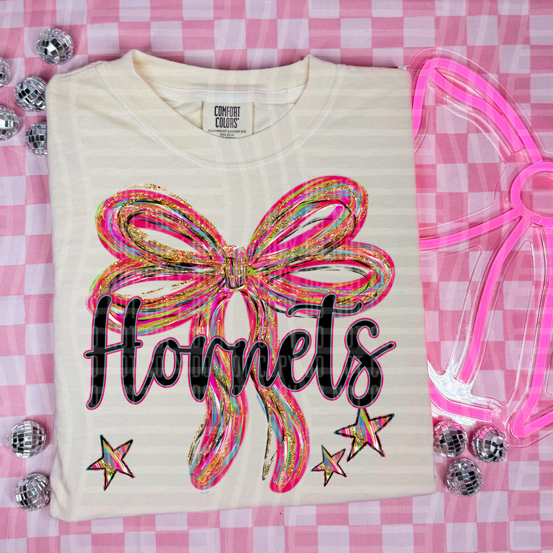 Whimsical Christmas Bows Mascots DTF Print