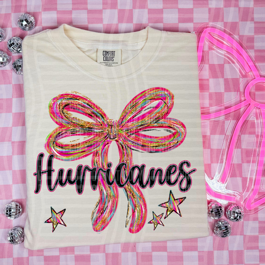 Whimsical Christmas Bows Mascots DTF Print