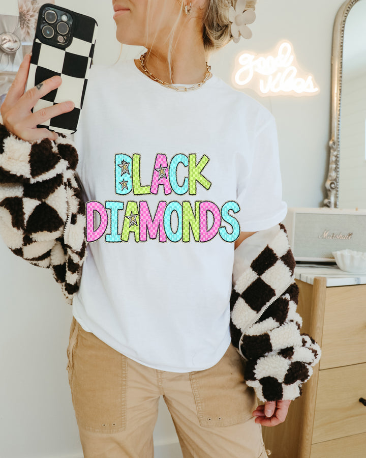 YOUTH Bright Checks DTF Print