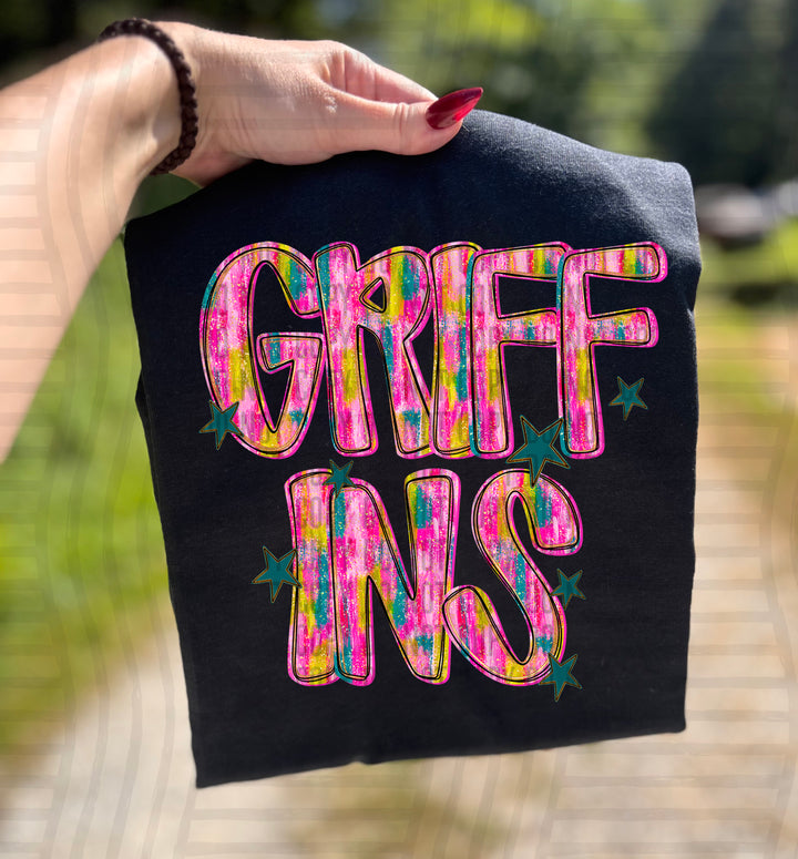 Holiday Brushstroke DTF Print