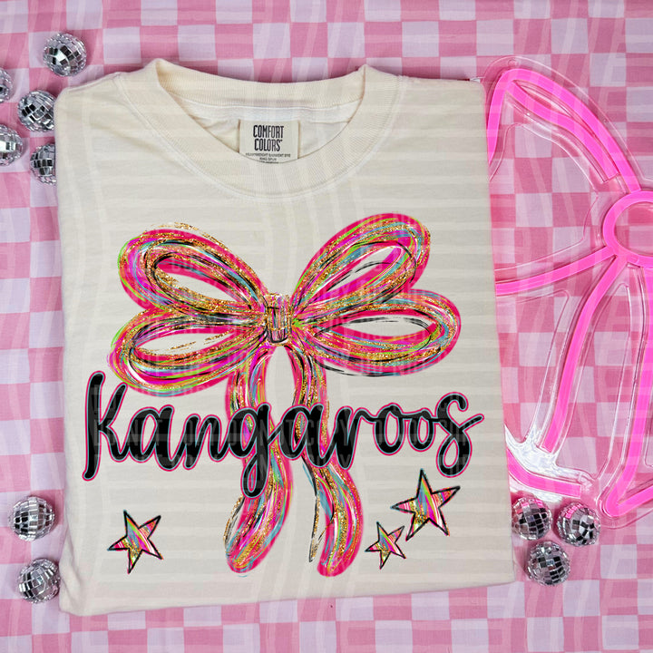 Whimsical Christmas Bows Mascots DTF Print