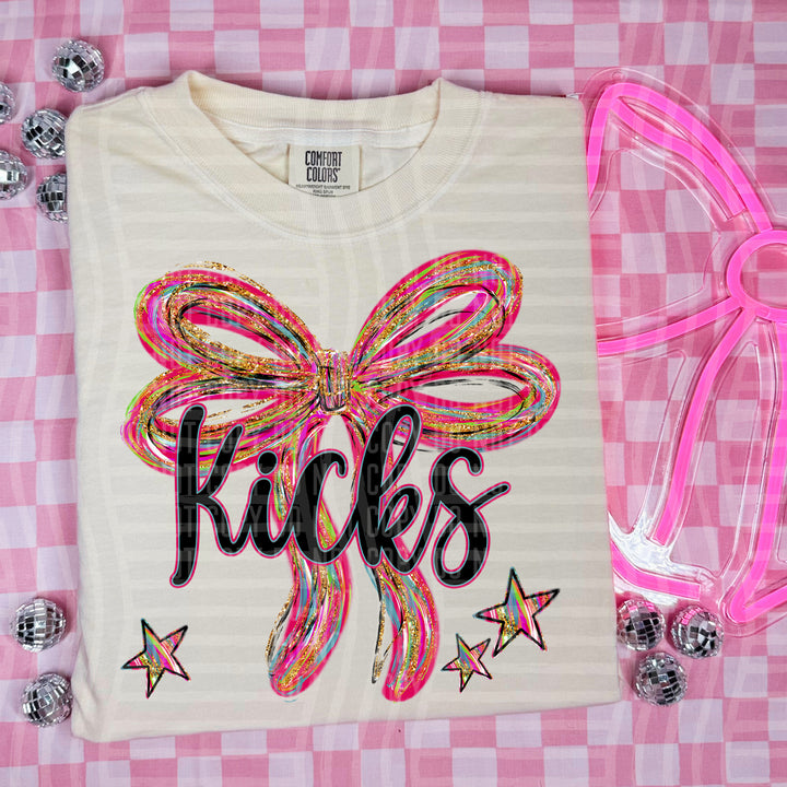 Whimsical Christmas Bows Mascots DTF Print