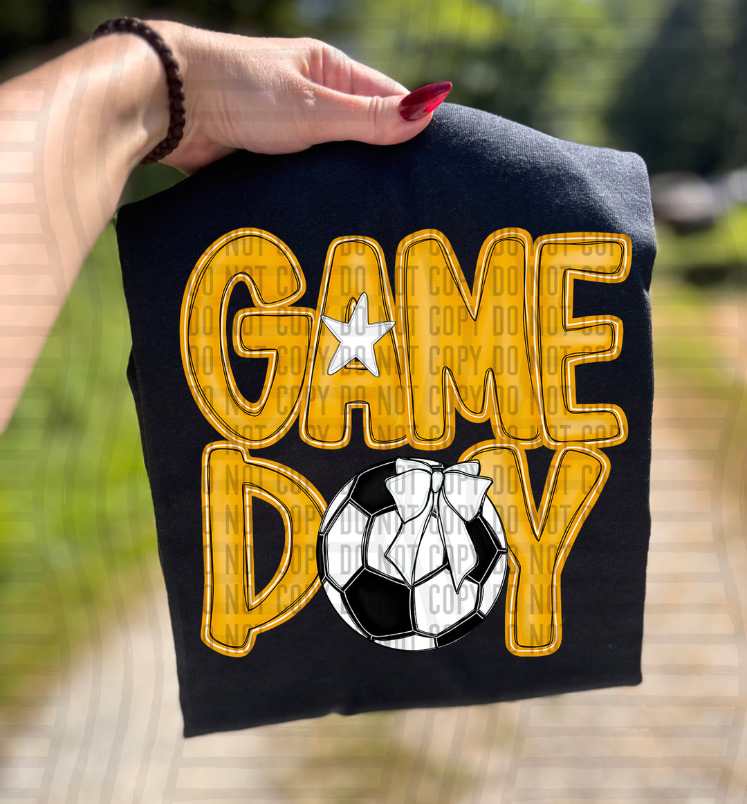 Game Day Soccer DTF Print