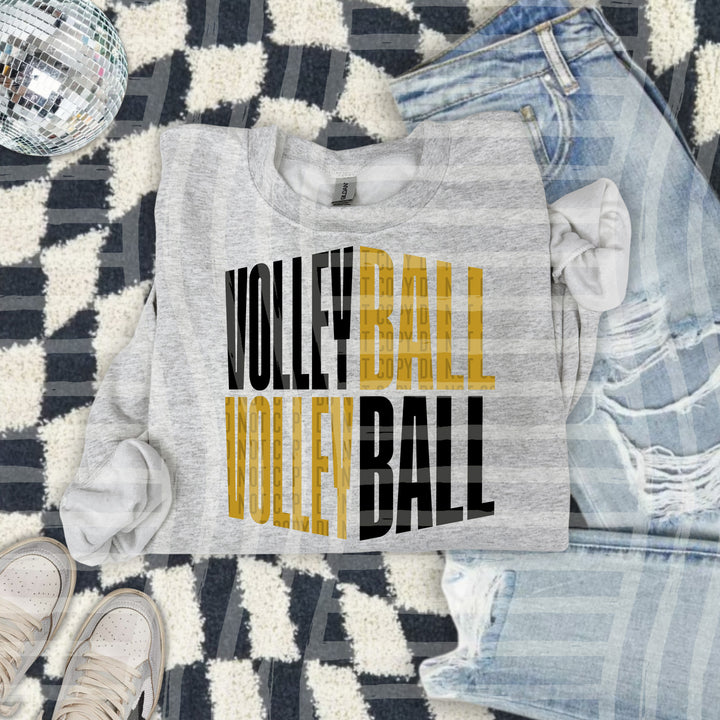 Volleyball Word Art DTF Print