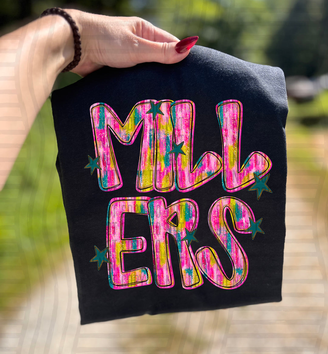 Holiday Brushstroke DTF Print