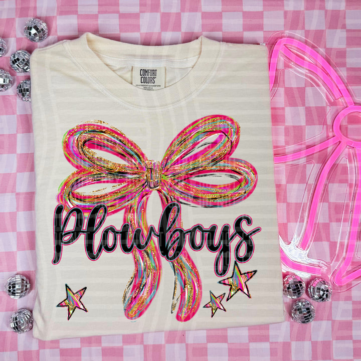 Whimsical Christmas Bows Mascots DTF Print