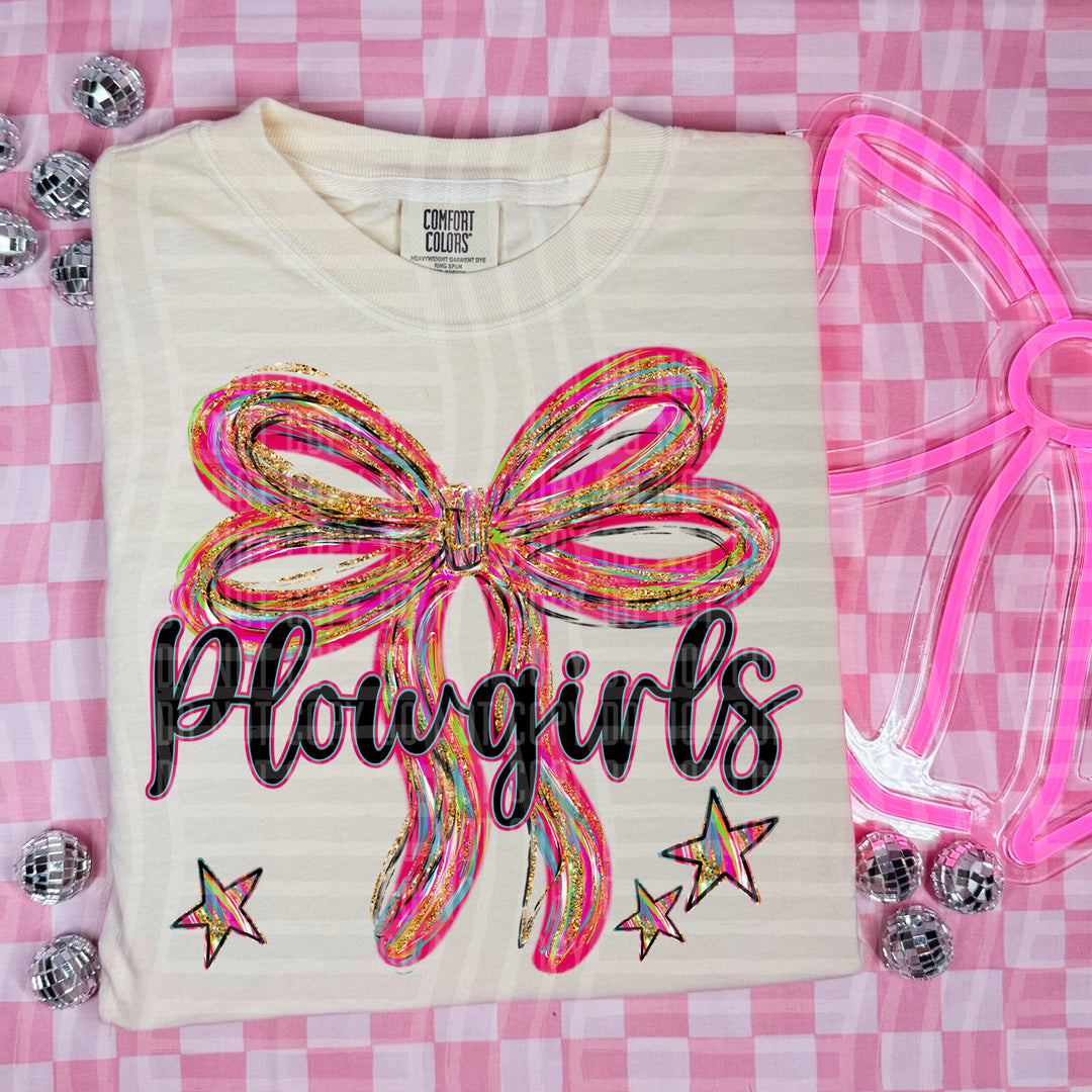 Whimsical Christmas Bows Mascots DTF Print