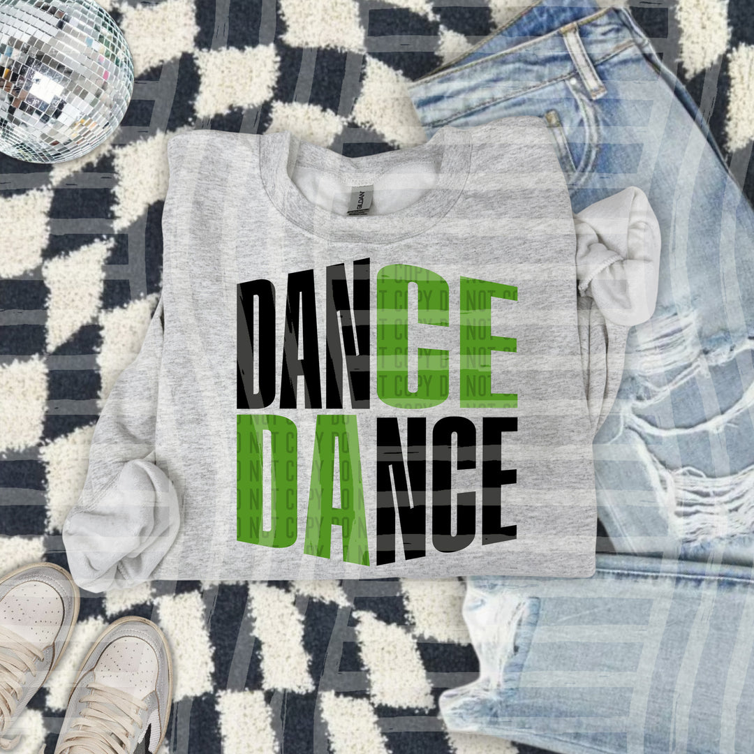 Dance Word Art DTF Print