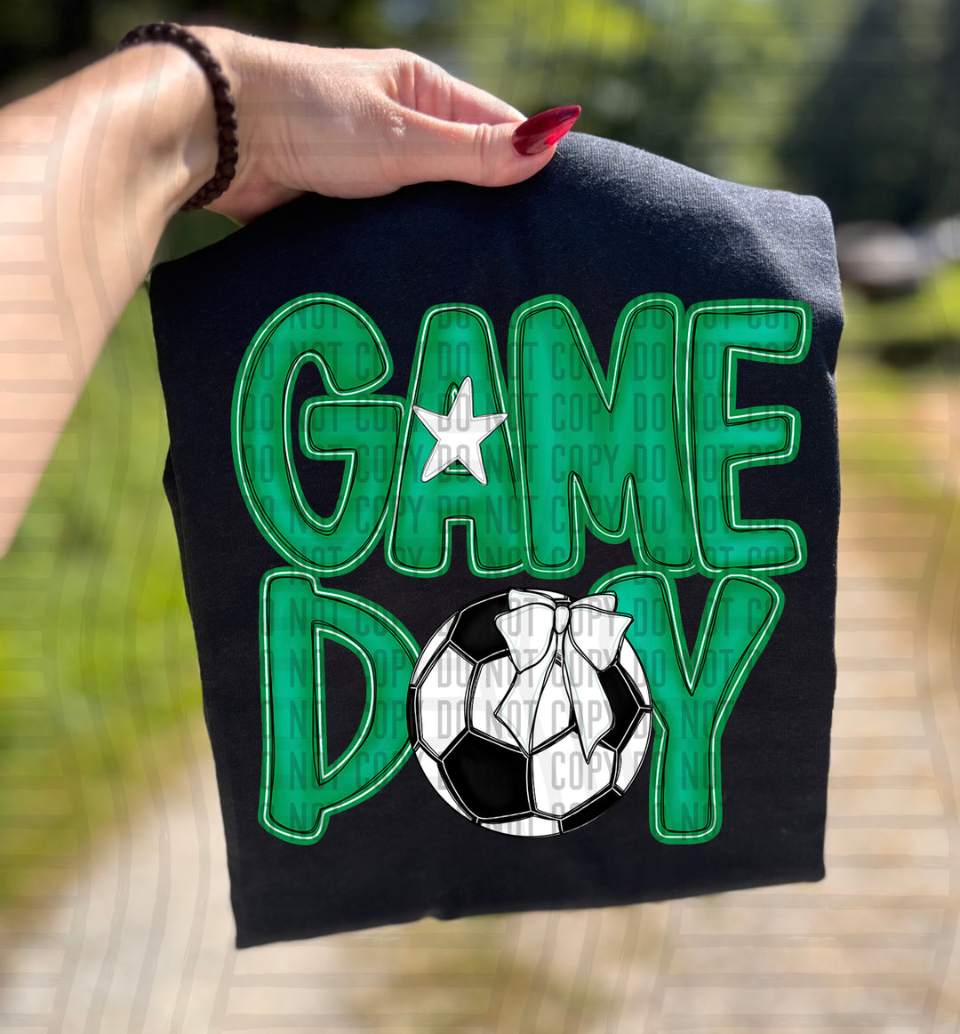 Game Day Soccer DTF Print