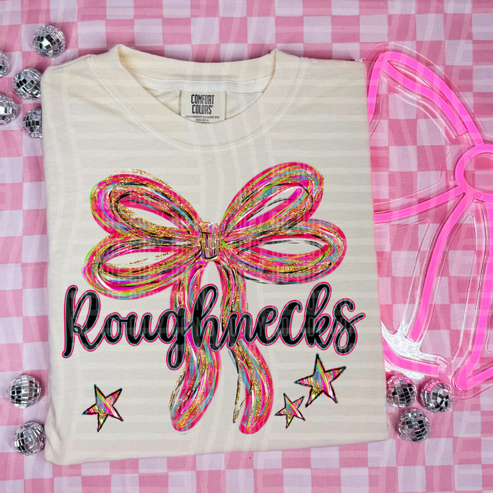 Whimsical Christmas Bows Mascots DTF Print