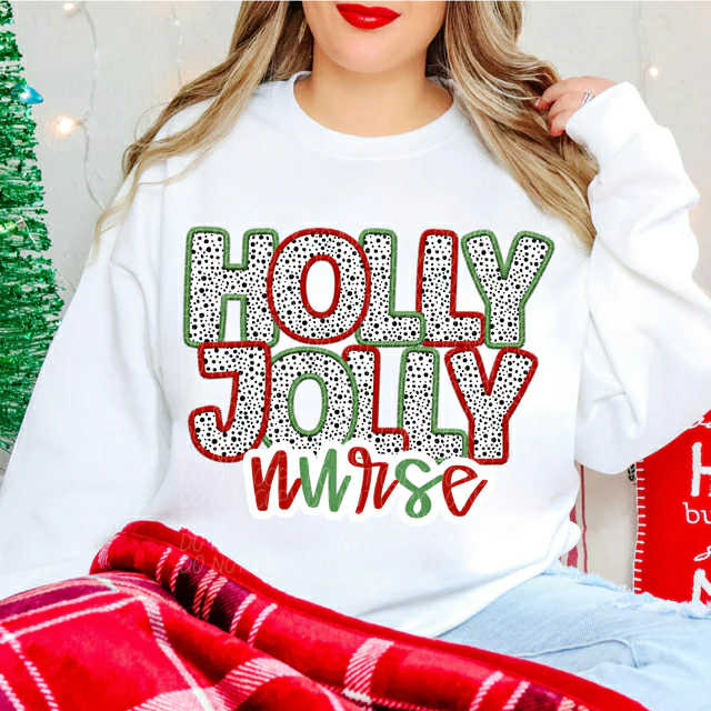 Holly Jolly Nurse Sweatshirt