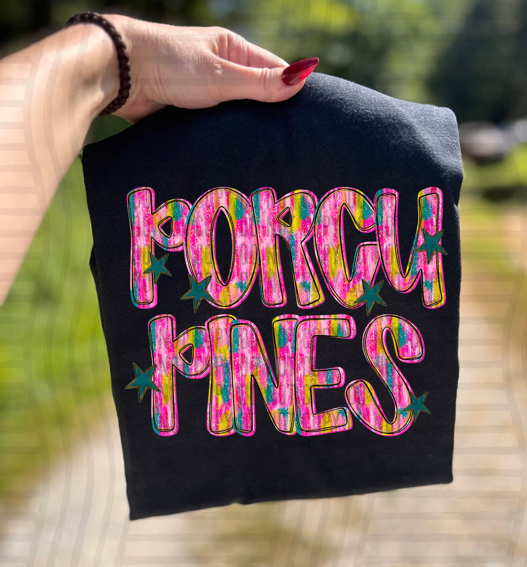 Holiday Brushstroke DTF Print