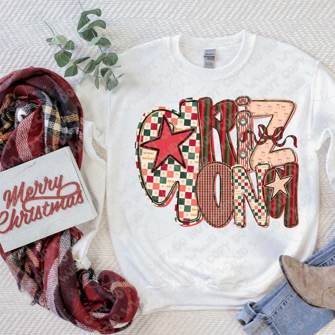 Merry State Alpha DTF Print