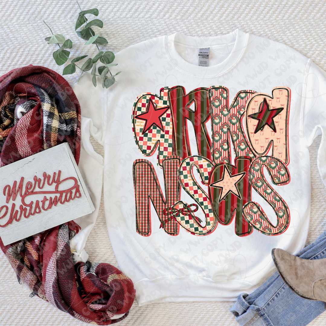 Merry State Alpha DTF Print