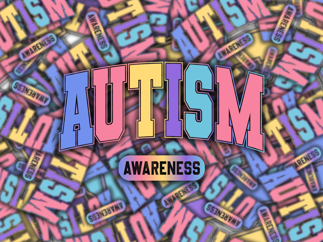 Autism Awareness Colored Die Cut Stickers