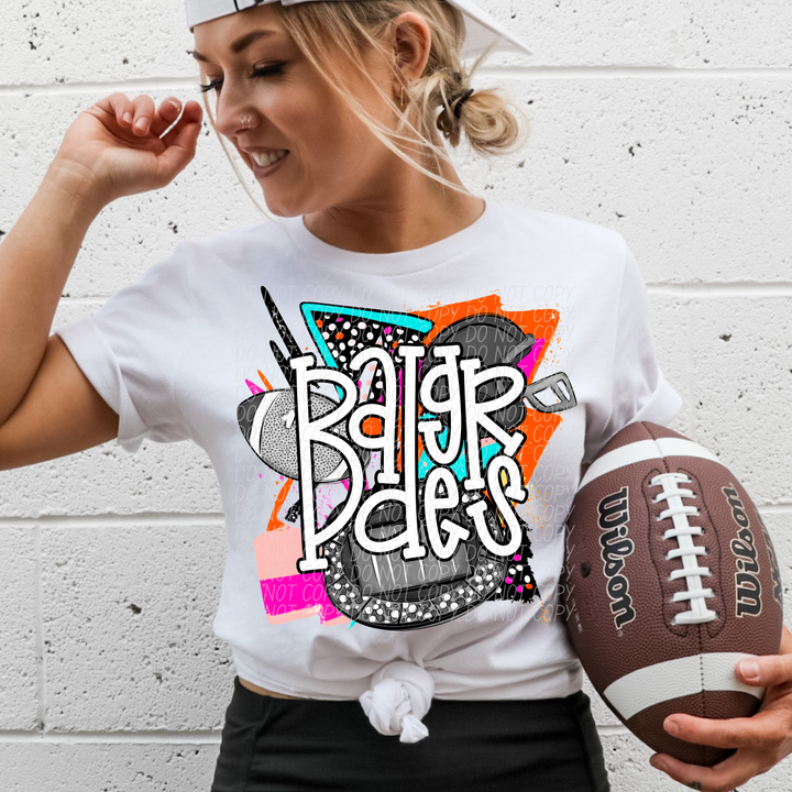 Bright Retro Football Mascots (Listing 1 of 2)