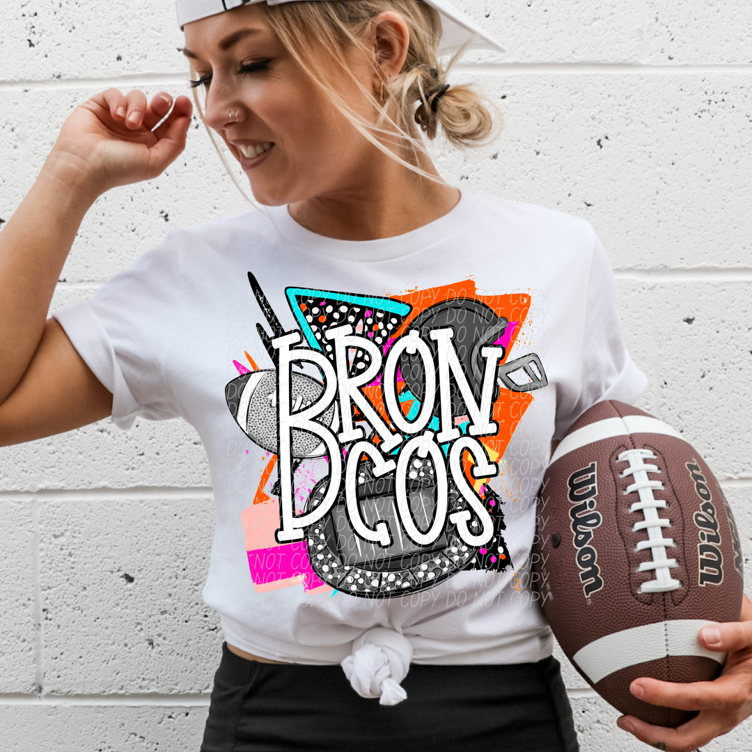 Bright Retro Football Mascots (Listing 1 of 2)