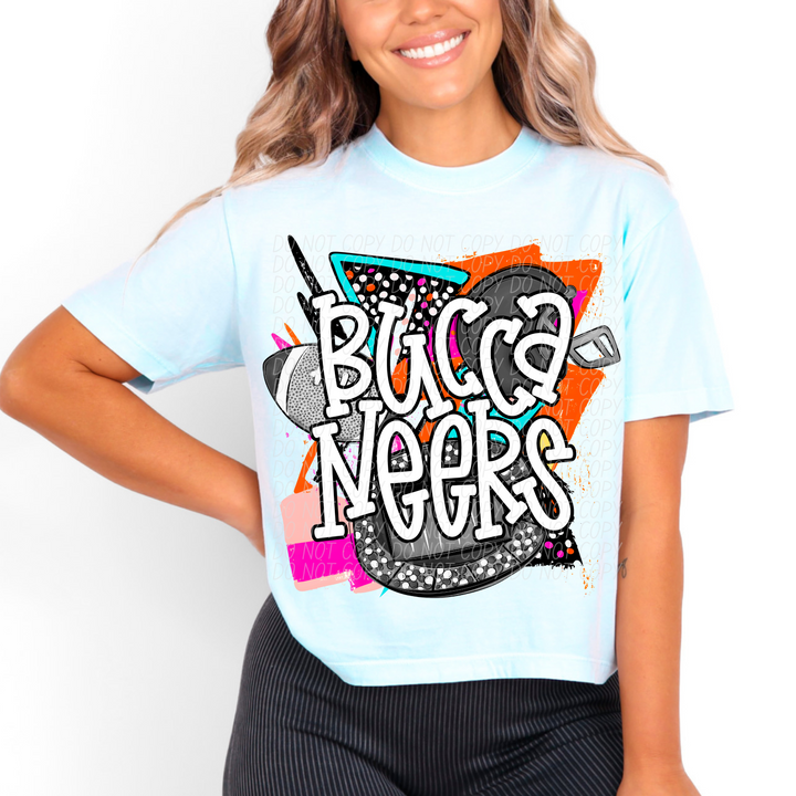 Bright Retro Football Mascots (Listing 1 of 2)