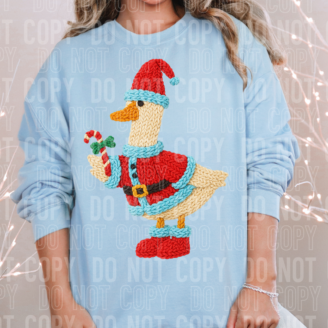 Christmas Goose DTF Print