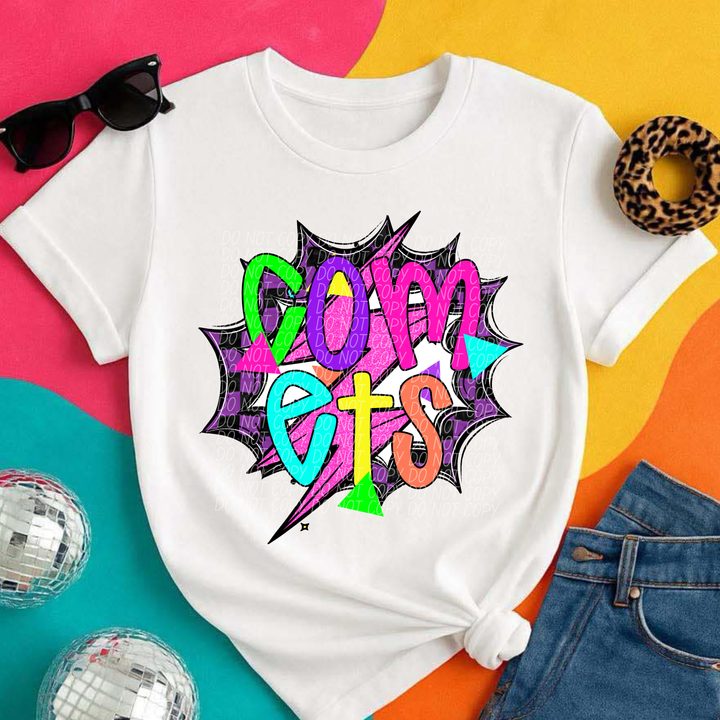 80's Hero Mascots Youth DTF Print